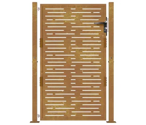 Dārza Vārti, 105X155 Cm, Tērauds Ar Rūsas Efektu Vidaxl