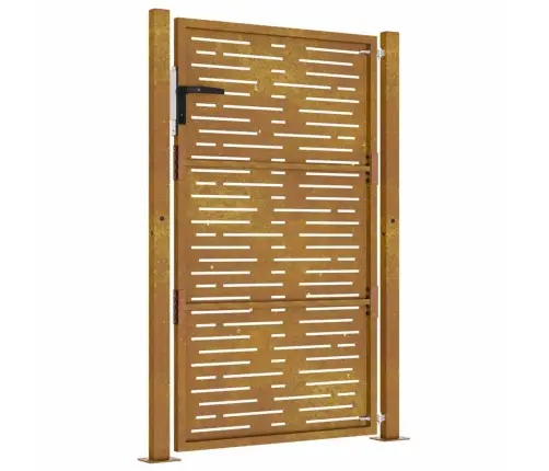 Dārza Vārti, 105X155 Cm, Tērauds Ar Rūsas Efektu Vidaxl