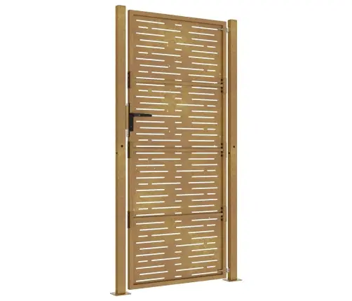 Dārza Vārti, 105X180 Cm, Tērauds Ar Rūsas Efektu Vidaxl