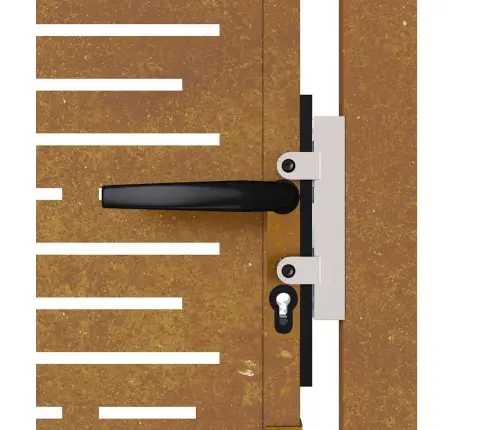 Dārza Vārti, 105X180 Cm, Tērauds Ar Rūsas Efektu Vidaxl