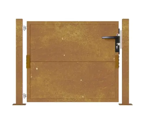 Dārza Vārti, 105X80 Cm, Tērauds Ar Rūsas Efektu Vidaxl