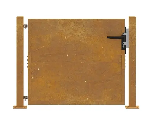Sodo Vartai, 105X105 cm Corten Plienas