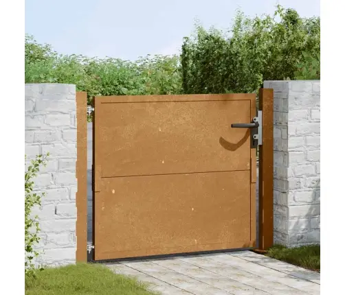 Sodo Vartai, 105X105 cm Corten Plienas