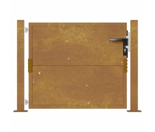 Sodo Vartai, 105X105 cm Corten Plienas