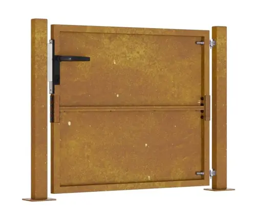 Sodo Vartai, 105X105 cm Corten Plienas