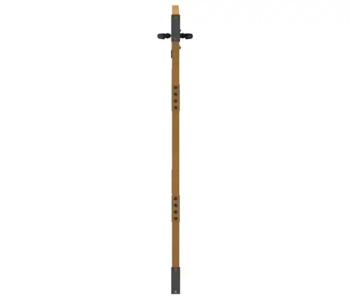 Sodo Vartai, 85X125cm Corten Plienas, Medžio Dizaino