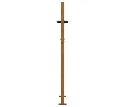 Dārza Vārti, 105X155 Cm, Tērauds Ar Rūsas Efektu, Koka Dizains Vidaxl