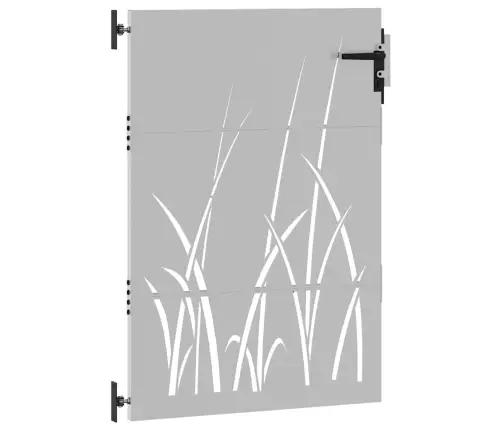 Dārza Vārti, 85X150 Cm, Tērauds Ar Rūsas Efektu, Zāles Dizains Vidaxl