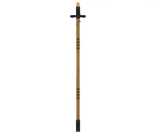 Dārza Vārti, 85X125 Cm, Tērauds, Rūsas Efekts, Bambusa Dizains Vidaxl