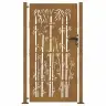 Sodo Vartai, 105X205 cm Corten Plienas, Bambuko Dizainas