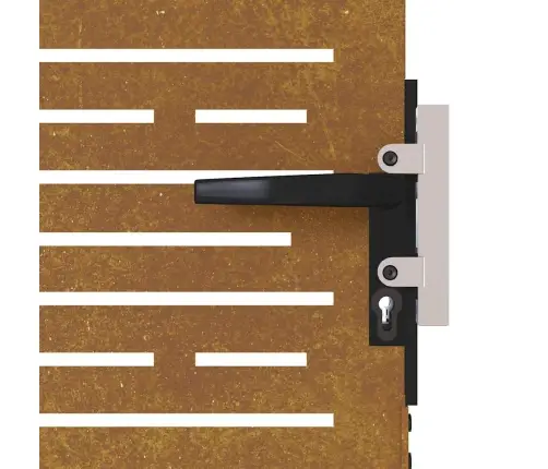 Dārza Vārti, 85X75 Cm, Tērauds Ar Rūsas Efektu Vidaxl