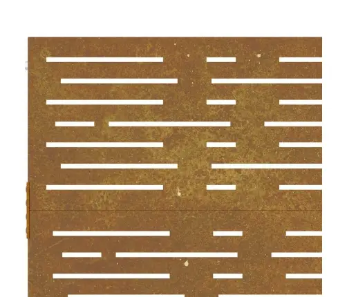 Dārza Vārti, 85X75 Cm, Tērauds Ar Rūsas Efektu Vidaxl