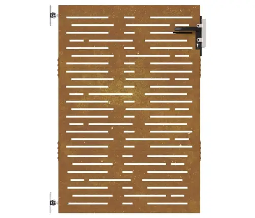 Dārza Vārti, 85X125 Cm, Tērauds Ar Rūsas Efektu Vidaxl