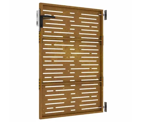 Dārza Vārti, 85X125 Cm, Tērauds Ar Rūsas Efektu Vidaxl