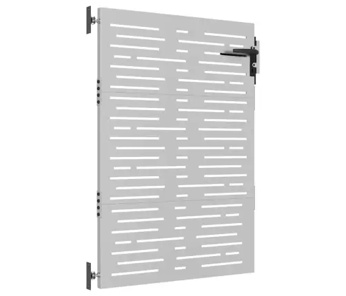 Sodo Vartai, 85X150cm Corten Plienas, Kvadratų Dizaino