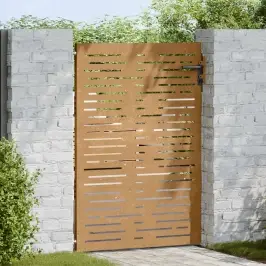 Sodo Vartai, 85X150 cm Corten Plienas, Kvadratinis Dizainas