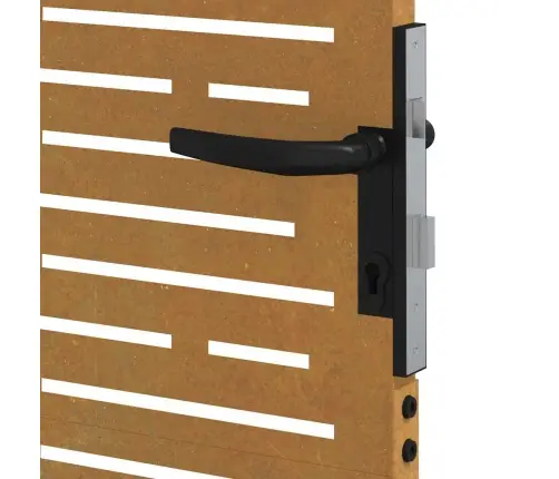 Dārza Vārti, 85X200 Cm, Tērauds Ar Rūsas Efektu Vidaxl