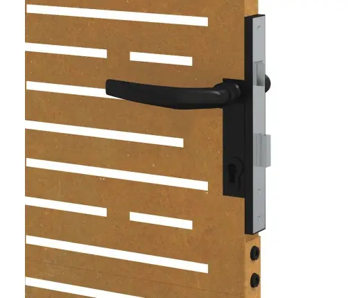 Dārza Vārti, 105X130 Cm, Tērauds Ar Rūsas Efektu Vidaxl