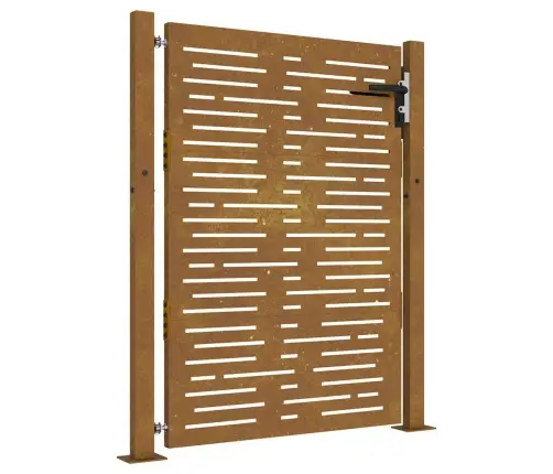 Sodo Vartai, 100X150 cm Corten Plienas, Kvadratinis Dizainas