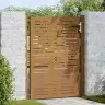 Sodo Vartai, 100X150 cm Corten Plienas, Kvadratinis Dizainas