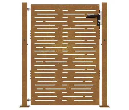 Sodo Vartai, 100X150 cm Corten Plienas, Kvadratinis Dizainas