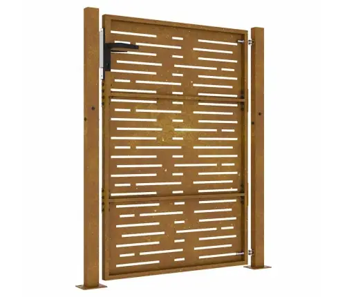 Sodo Vartai, 100X150 cm Corten Plienas, Kvadratinis Dizainas
