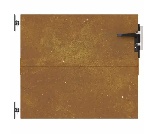 Dārza Vārti, 85X75 Cm, Tērauds Ar Rūsas Efektu Vidaxl