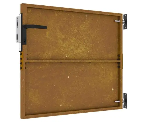 Dārza Vārti, 85X75 Cm, Tērauds Ar Rūsas Efektu Vidaxl