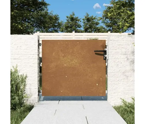 Dārza Vārti, 85X75 Cm, Tērauds Ar Rūsas Efektu Vidaxl