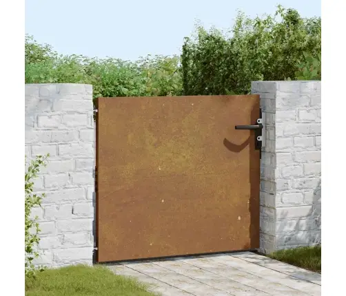 Dārza Vārti, 85X100 Cm, Tērauds Ar Rūsas Efektu Vidaxl