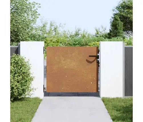 Dārza Vārti, 85X100 Cm, Tērauds Ar Rūsas Efektu Vidaxl