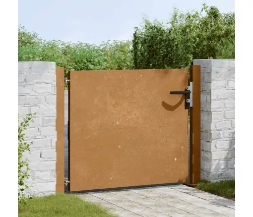 Dārza Vārti, 105X105 Cm, Tērauds Ar Rūsas Efektu Vidaxl