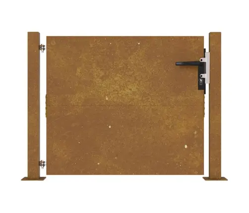 Dārza Vārti, 105X105 Cm, Tērauds Ar Rūsas Efektu Vidaxl