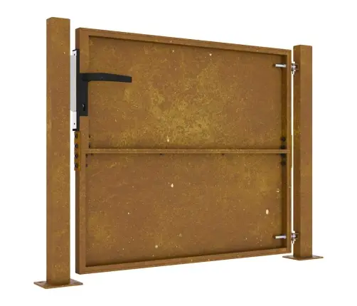 Dārza Vārti, 105X105 Cm, Tērauds Ar Rūsas Efektu Vidaxl