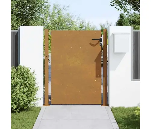 Dārza Vārti, 105X155 Cm, Tērauds Ar Rūsas Efektu Vidaxl