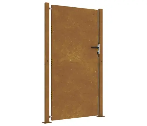 Dārza Vārti, 105X205 Cm, Tērauds Ar Rūsas Efektu Vidaxl