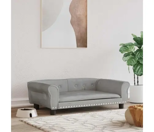 Koeravoodi, Helehall, 95 X 55 X 30 cm Samet