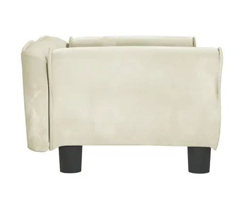 Gulta Suņiem, Krēmkrāsas, 70X45X30 Cm, Samts Vidaxl