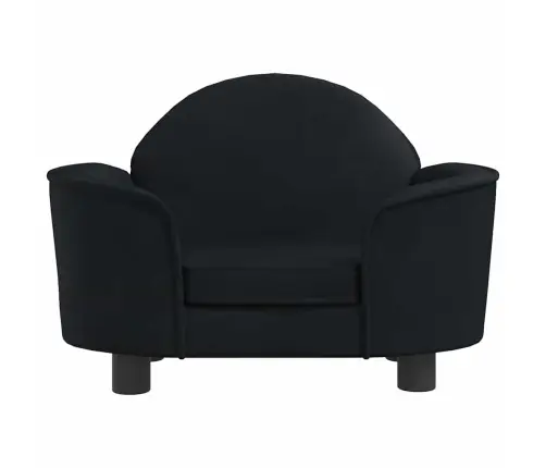 Gulta Suņiem, Melna, 66X40X45 Cm, Samts Vidaxl