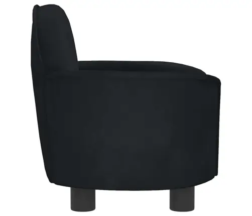 Gulta Suņiem, Melna, 66X40X45 Cm, Samts Vidaxl