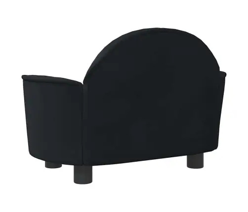 Gulta Suņiem, Melna, 66X40X45 Cm, Samts Vidaxl