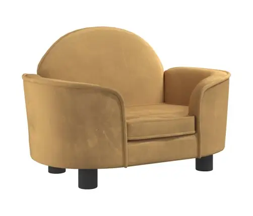 Lova Šunims, Rudos Spalvos, 66X40X45cm Aksomas