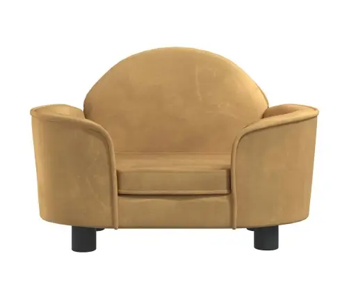 Lova Šunims, Rudos Spalvos, 66X40X45cm Aksomas