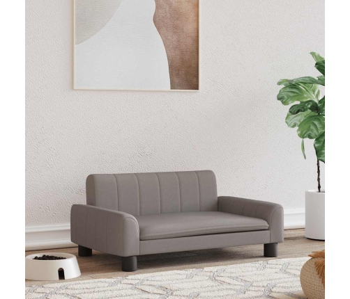 Gulta Suņiem, Pelēkbrūna, 70X45X30 Cm, Audums Vidaxl