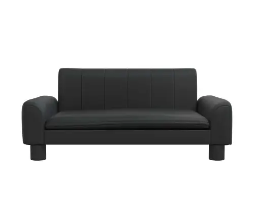 Gulta Suņiem, Melna, 70X45X30 Cm, Mākslīgā Āda Vidaxl