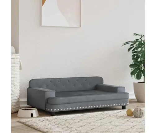 Koeravoodi, Tumehall, 90 X 53 X 30 cm Samet