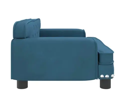 Dīvāngulta, Zila, 70X45X30 Cm, Samts Vidaxl