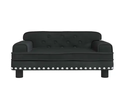 Gulta Suņiem, Melna, 70X45X30 Cm, Samts Vidaxl