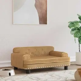 Päevavoodi, Pruun, 70 X 45 X 30 cm Samet