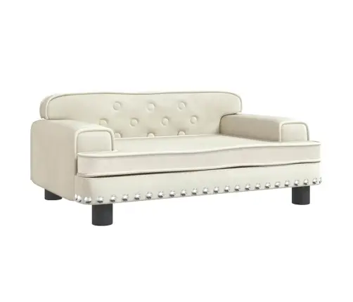 Päevavoodi, Kreemjas, 70 X 45 X 30 cm Samet